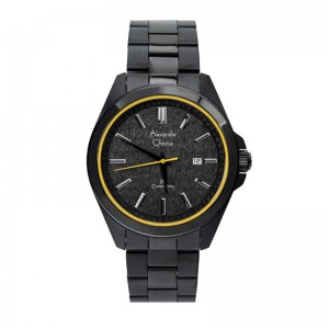 Alexandre Christie AC 8644 Black Yellow Man MDBIPBAYL